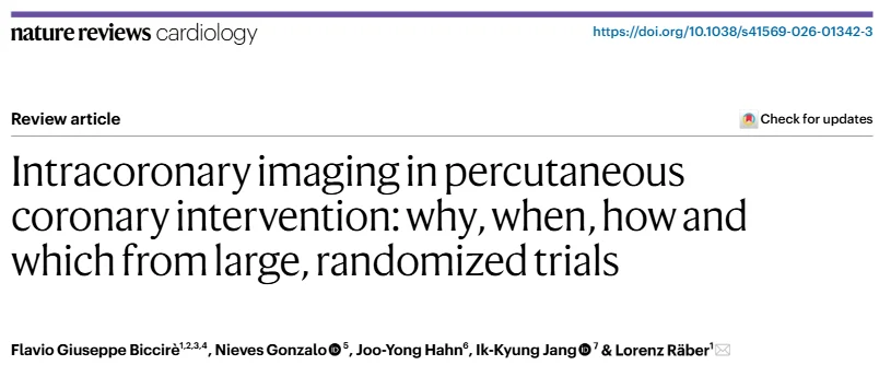 Lorenz Räber: Intracoronary Imaging in PCI - Why, When, How, and Which Modality? 1 Lorenz Räber