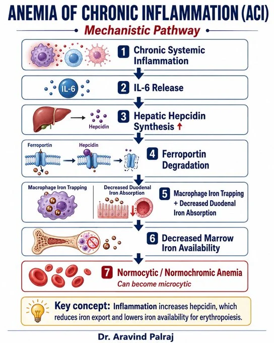 Aravind Palraj: Anemia of Chronic Inflammation is Not Just "Iron Deficiency" 1 Aravind Palraj