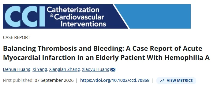 Giuseppe Biondi Zoccai: Balancing Thrombosis and Bleeding in Acute MI With Hemophilia A 1 Giuseppe Biondi Zoccai