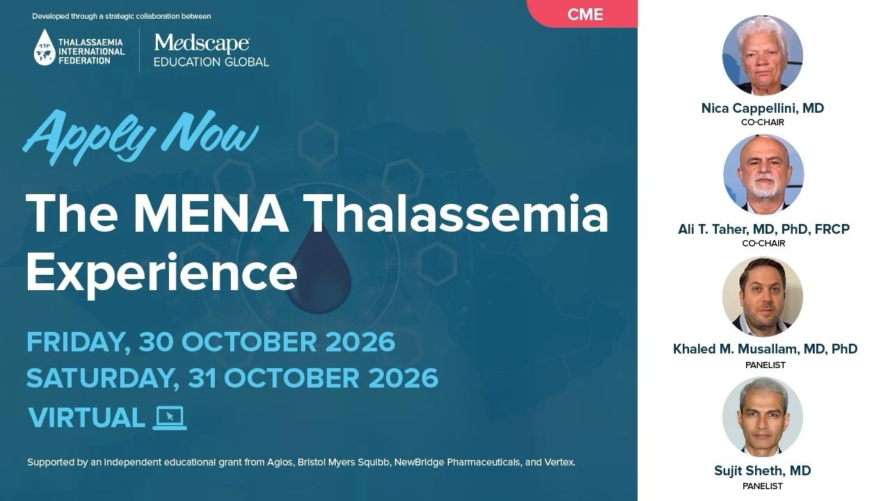 Khaled Musallam: A Masterclass on Thalassemia Care in the MENA Region