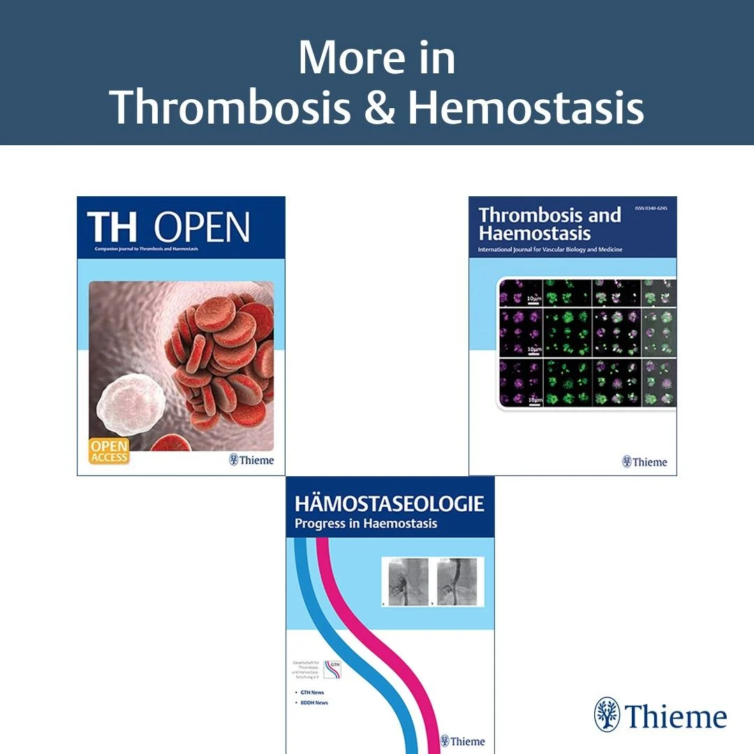 Contemporary Research in Thrombosis and Hemostasis - Seminars in Thrombosis and Hemostasis