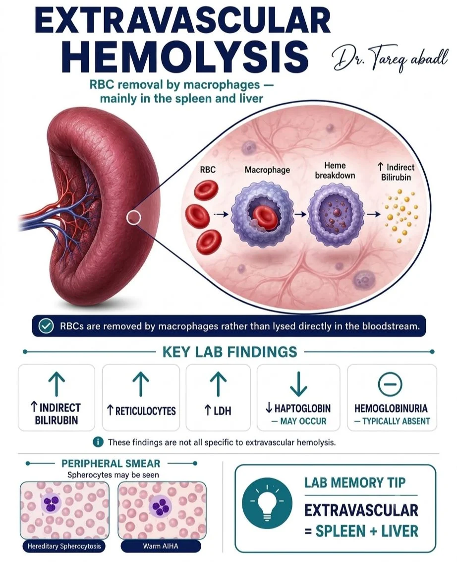 Tareq Abadl: Extravascular Hemolysis The High-Yield Guide