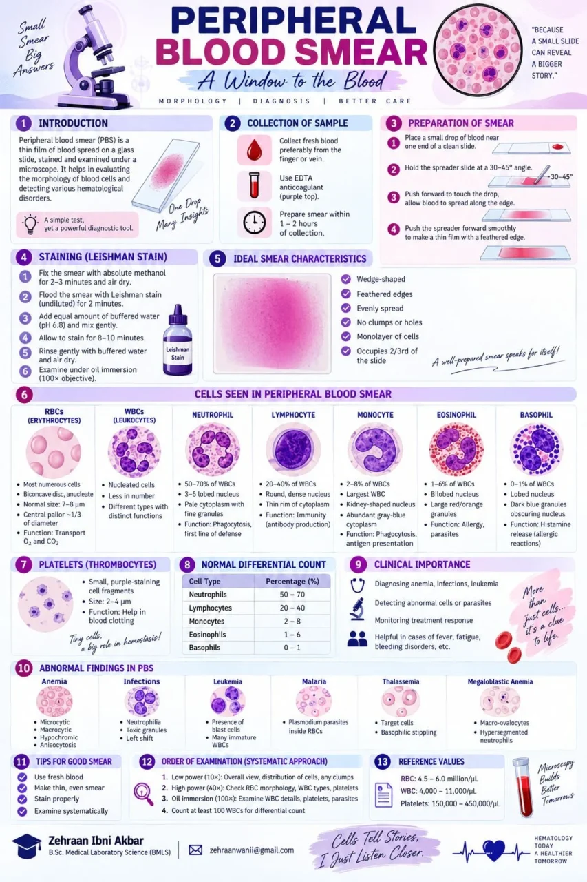 Zehraan Ibni Akbar: Peripheral Blood Smear - A Window into Hematological Diagnosis
