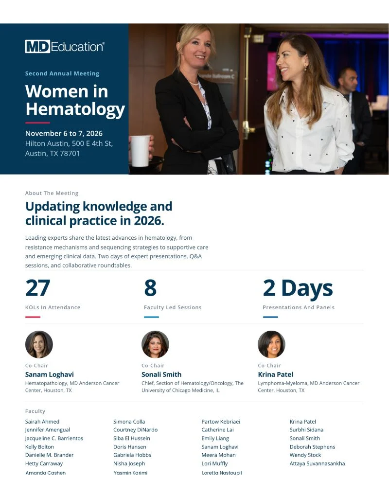 Tania L.: Women in Hematology Take the Stage in Austin 1 Tania L.: Women in Hematology Take the Stage in Austin