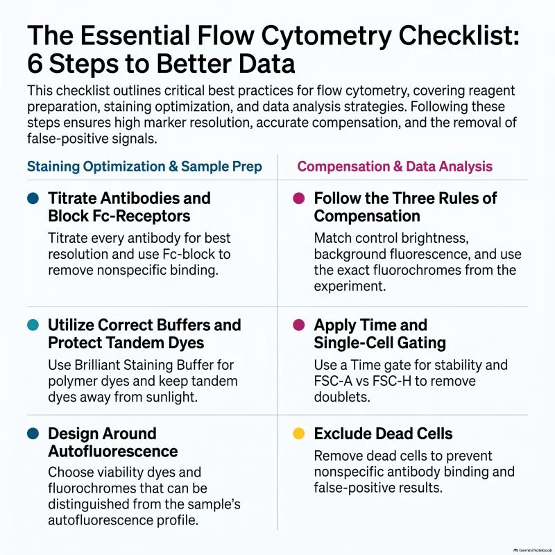 Kate Grushetzkaya: The Essential Flow Cytometry Checklist - 6 Steps to Better Data 1 Kate Grushetzkaya