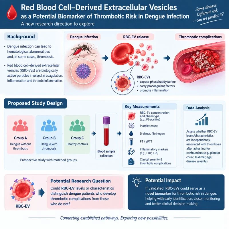 Zia Ullah: RBC-Derived Extracellular Vesicles as Potential Biomarkers of Thrombotic Risk in Dengue