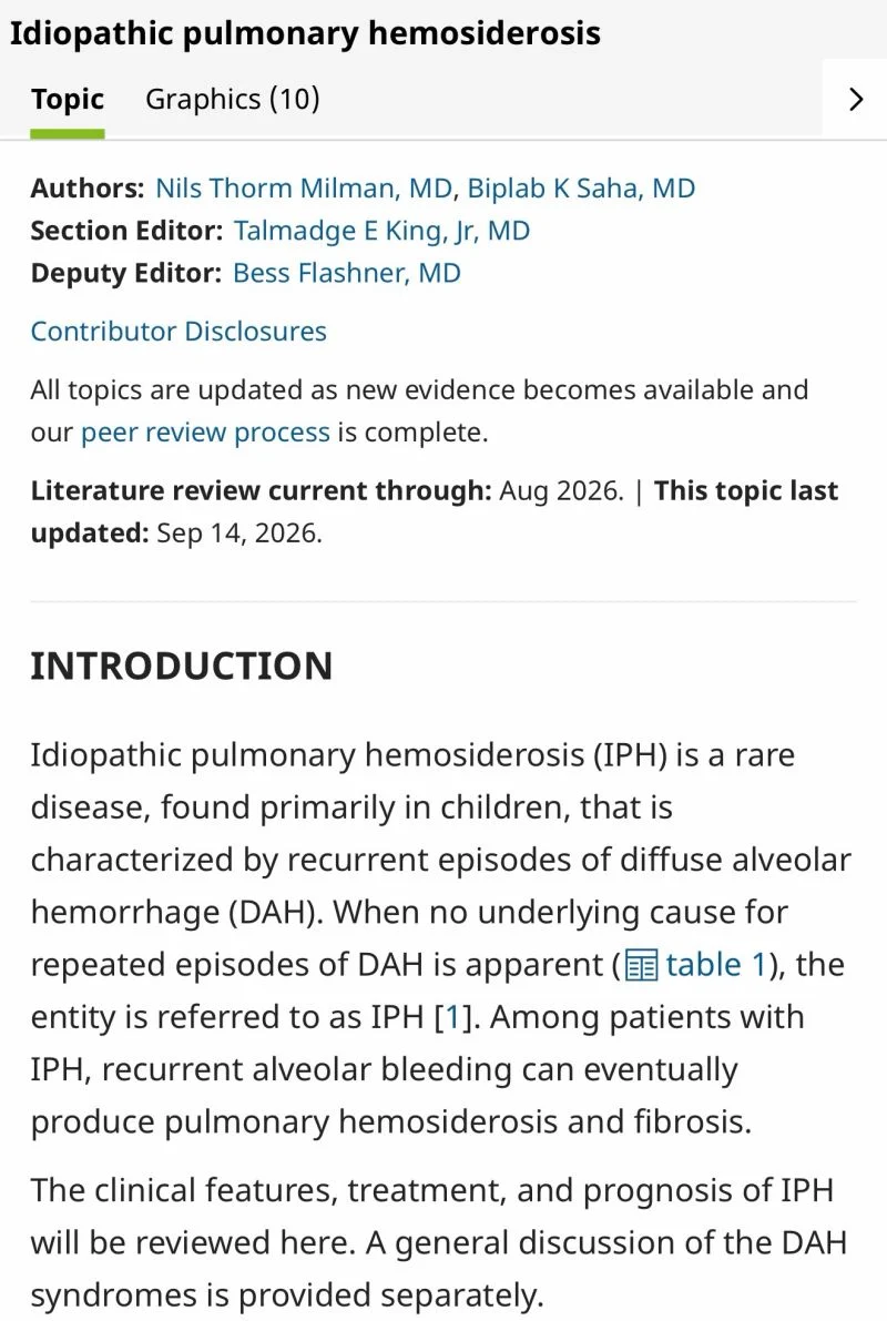 Biplab K Saha: Updating the Clinical Approach to IPH 1 Biplab K Saha, Nils Thorm Milman