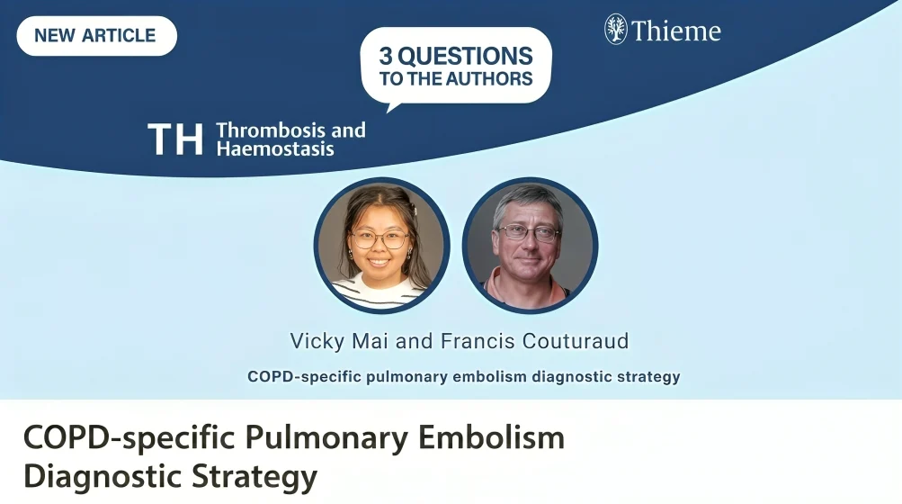 COPD-specific Pulmonary Embolism Diagnostic Strategy – Thrombosis and Haemostasis