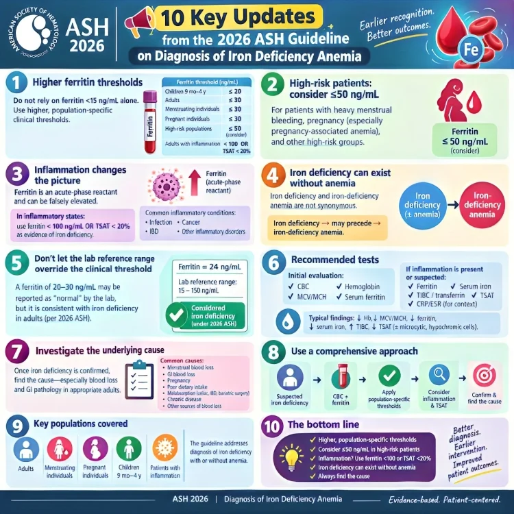Fikreab Tesfaye Tefera: 10 Practical Take-Home Points for Diagnosing Iron Deficiency Anemia
