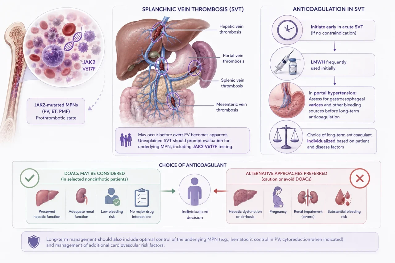 Anticoagulation and Contemporary Secondary Prevention of Thrombosis in Polycythemia Vera