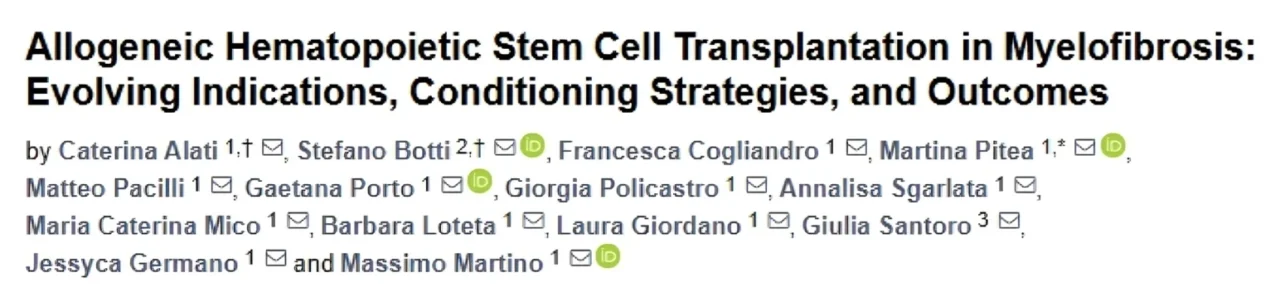Massimo Martino: Redefining Allogeneic Transplantation in Myelofibrosis