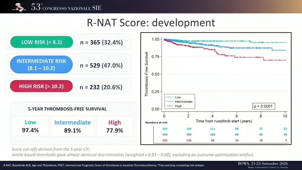 Francesca Palandri: The R-NAT Score Developed in Ruxolitinib-Treated MF Patients
