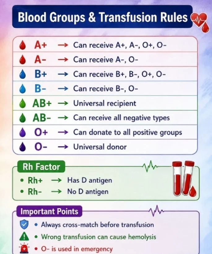Anupriya Ak: Blood Groups and Transfusion Compatibility