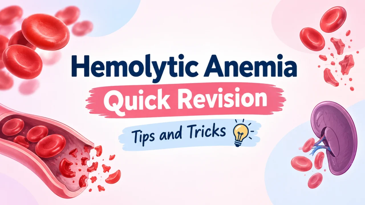 Lesley Van Wyk: Hemolytic Anemia Quick Revision – Tips and Tricks