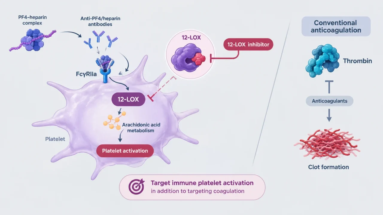 HIT Reimagined: Can 12-Lipoxygenase Inhibition Stop Immune Thrombosis? 1 HIT Reimagined: Can 12-Lipoxygenase Inhibition Stop Immune Thrombosis?
