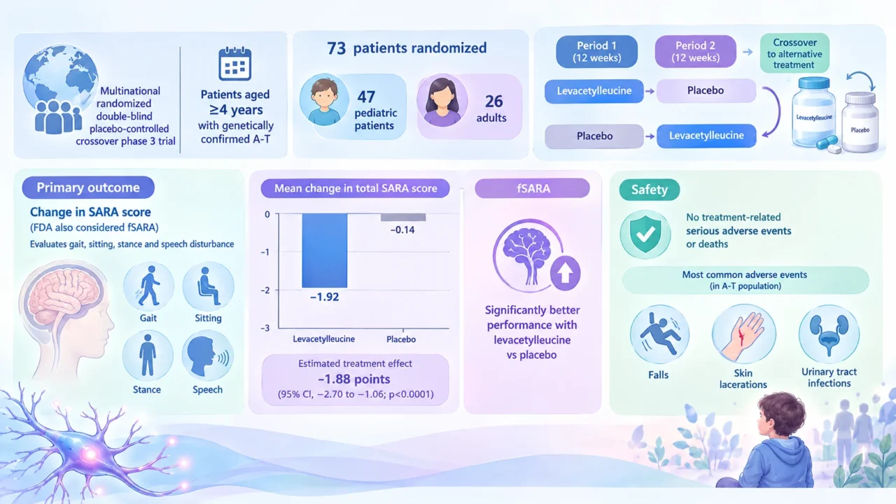Levacetylleucine: A New Therapeutic Approach to Ataxia Telangiectasia 4 Levacetylleucine: A New Therapeutic Approach to Ataxia Telangiectasia