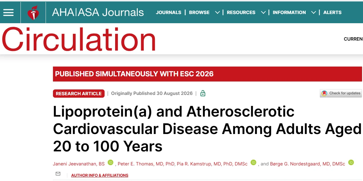 Børge Nordestgaard: Lp(a) Remains a Risk Factor Across the Lifespan