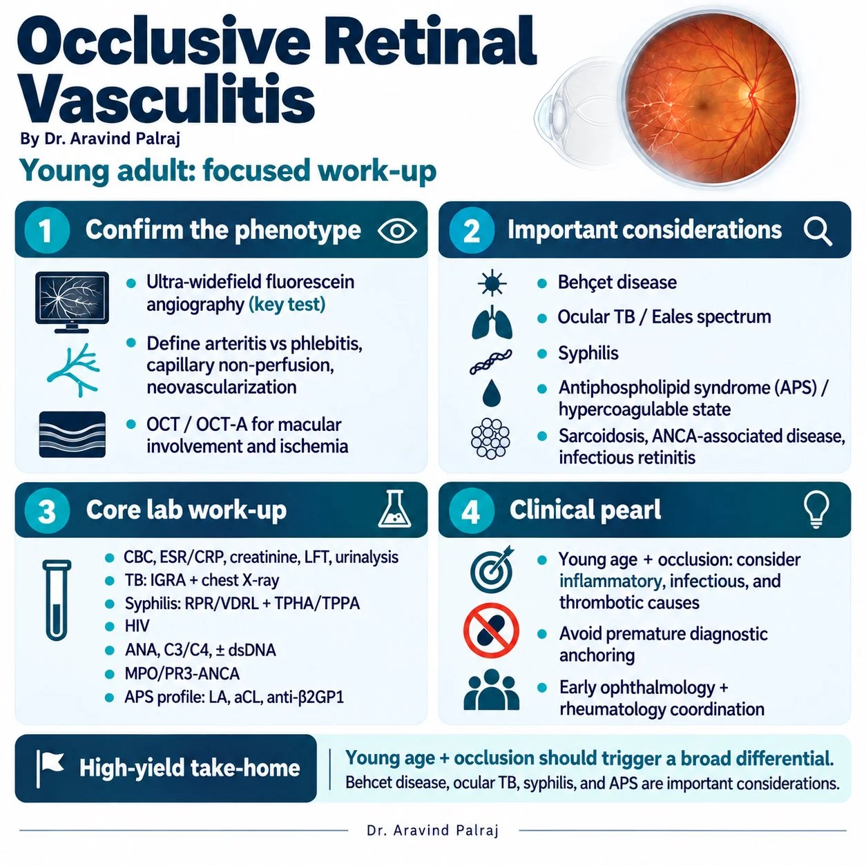 Aravind Palraj: Uncovering the Drivers of Occlusive Retinal Vasculitis in Young Patients 1 Aravind Palraj