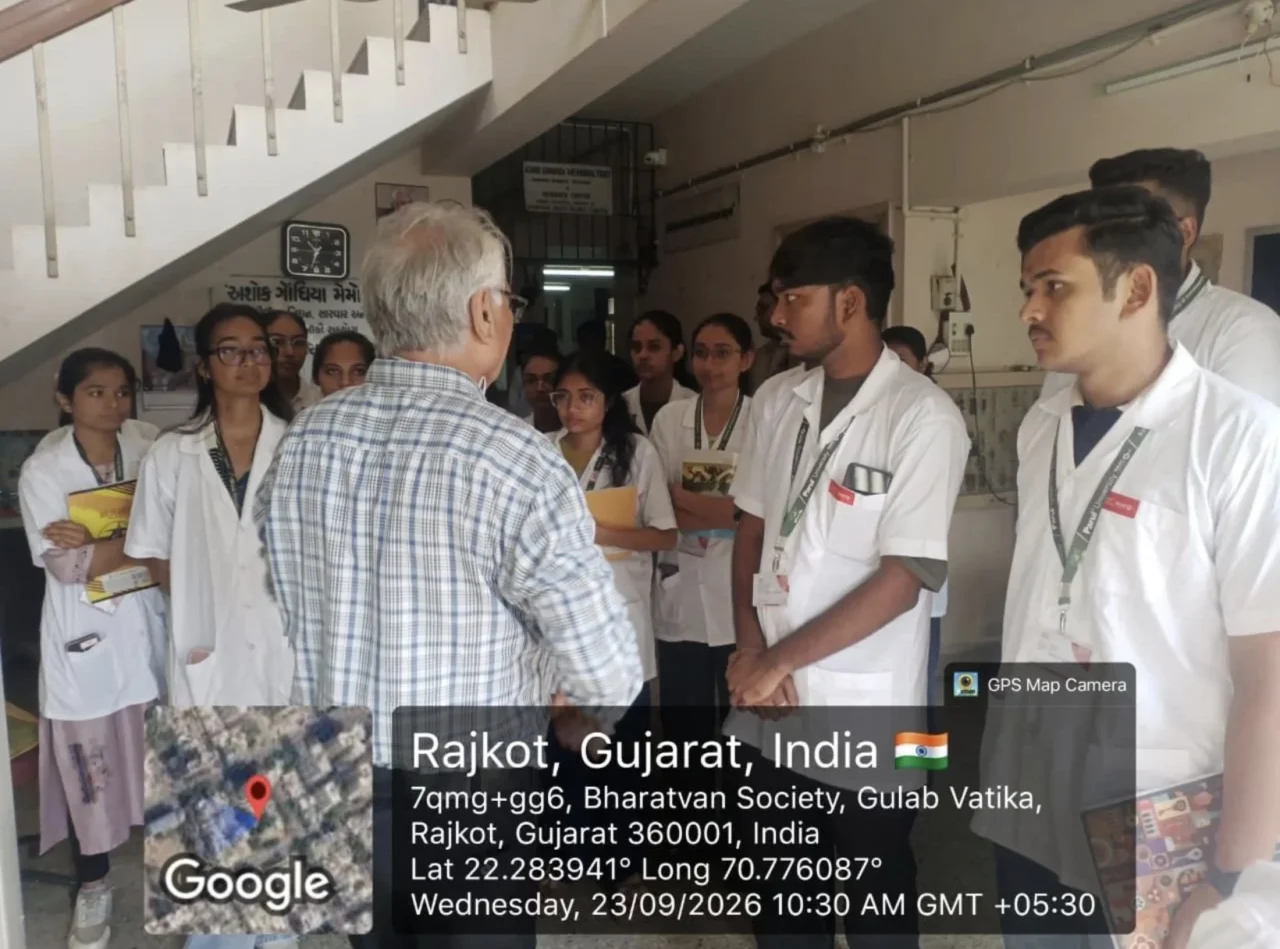 Hitarth Mehta: BHMS Students Gain Practical Exposure to Haemophilia Diagnosis