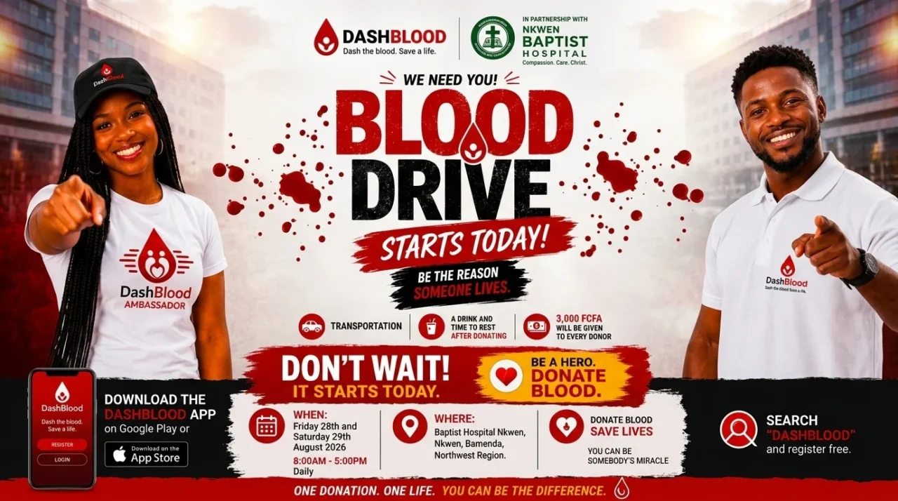 Foncha Joshua: Donate Blood, Save a Life, Be Someone’s Miracle