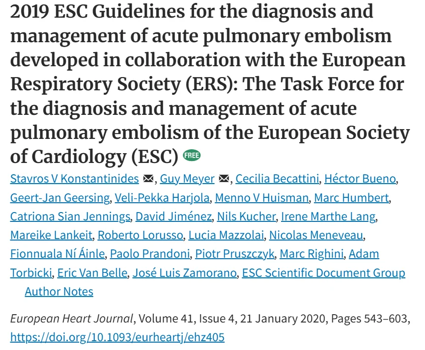 Ahmad G. Alzahrani: A New Classification for Acute Pulmonary Embolism