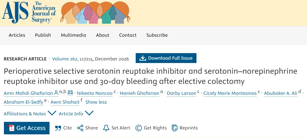 Adam Urato: The Platelet Paradox of SSRIs 1 Adam Urato, Sanil Rege