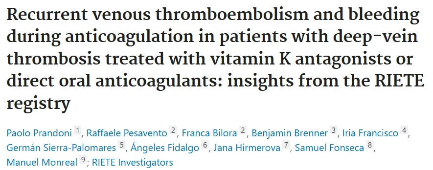 Manuel Monreal: DOACs Show Advantages Over VKAs in DVT Patients