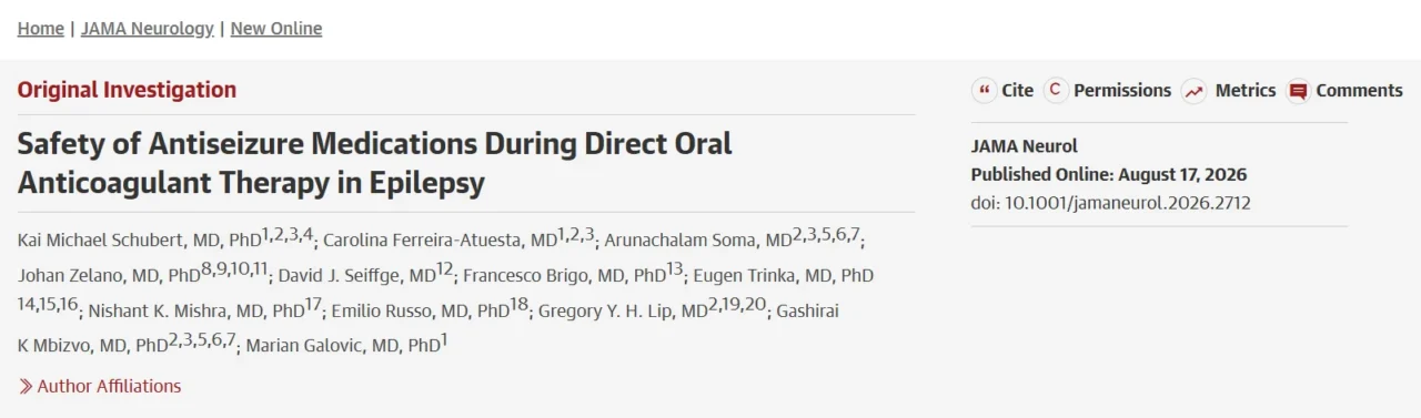 Abdul Mannan: When Antiseizure Drugs Alter DOAC Risk 1 Abdul Mannan