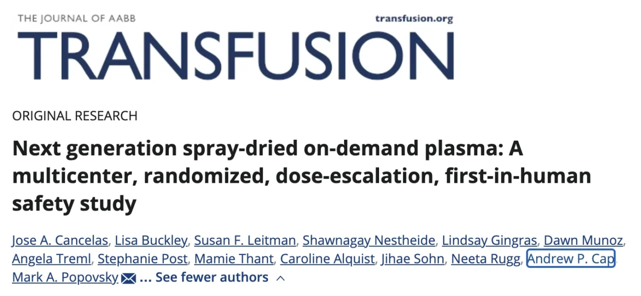 A New Approach to Transfusion Support - ISBT 1 A New Approach to Transfusion Support - ISBT
