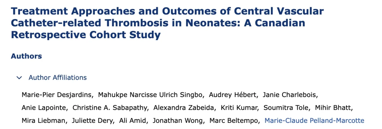 Heghine Khachatryan: Arterial and Venous Thrombosis May Require Different Approaches in Neonates