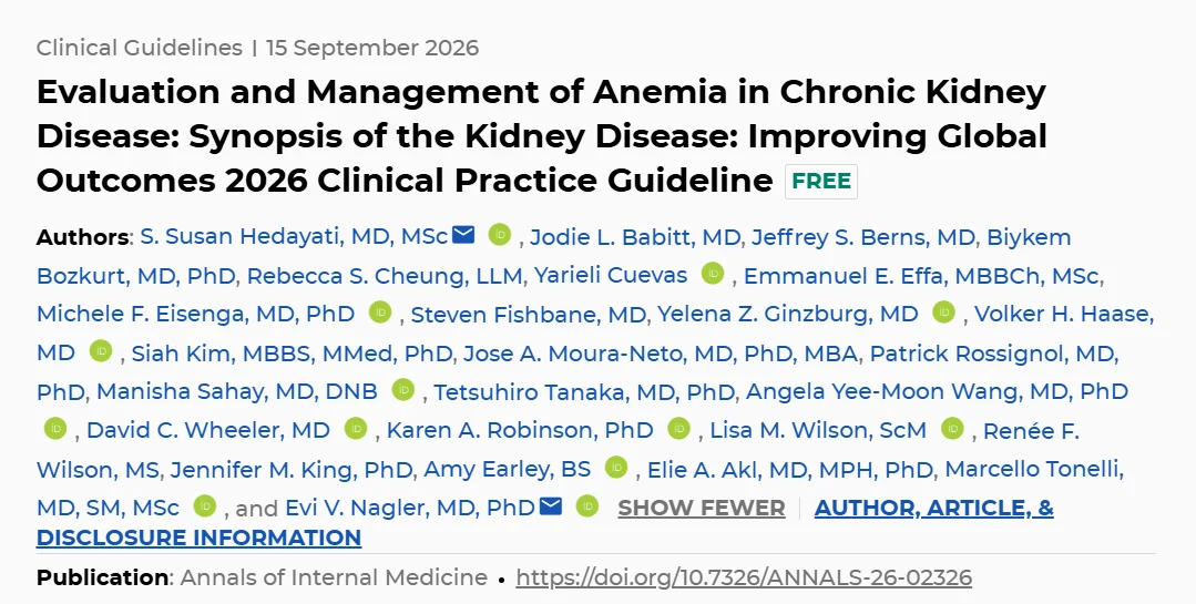Mehak Trehan, Annals of Internal Medicine