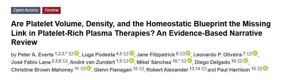 Peter A. Everts։ Platelet Phenotype May Hold the Key to More Consistent PRP Therapy 1 Peter A. Everts։ Platelet Phenotype May Hold the Key to More Consistent PRP Therapy