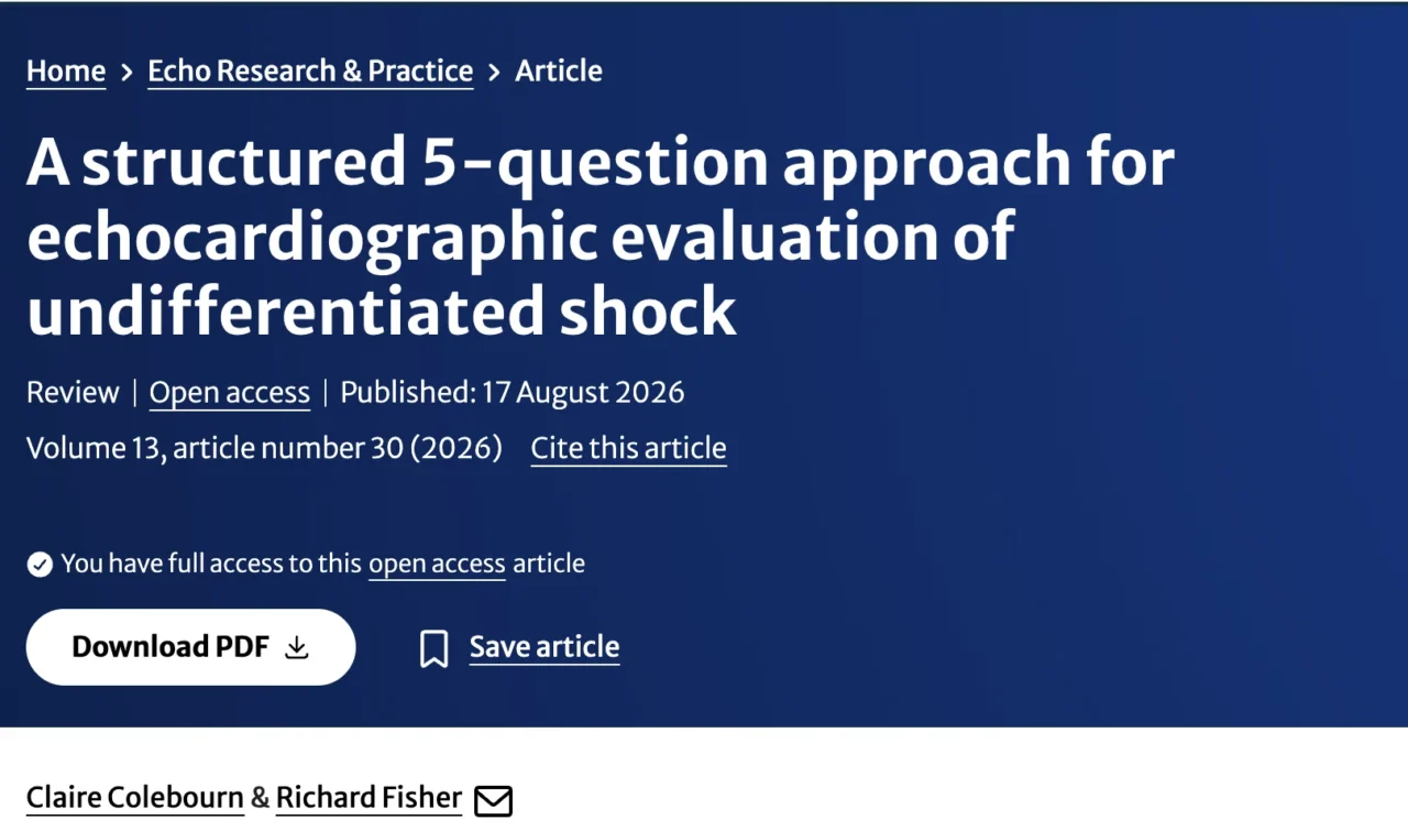 R. Stephani Hellwege: Beyond LVEF Echocardiographic Assessment of Undifferentiated Shock