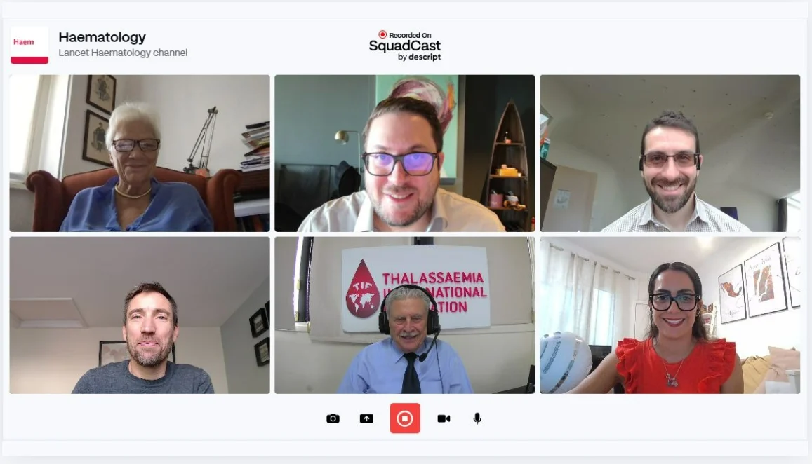 Upcoming Podcast on Thalassaemia with The Lancet Haematology
