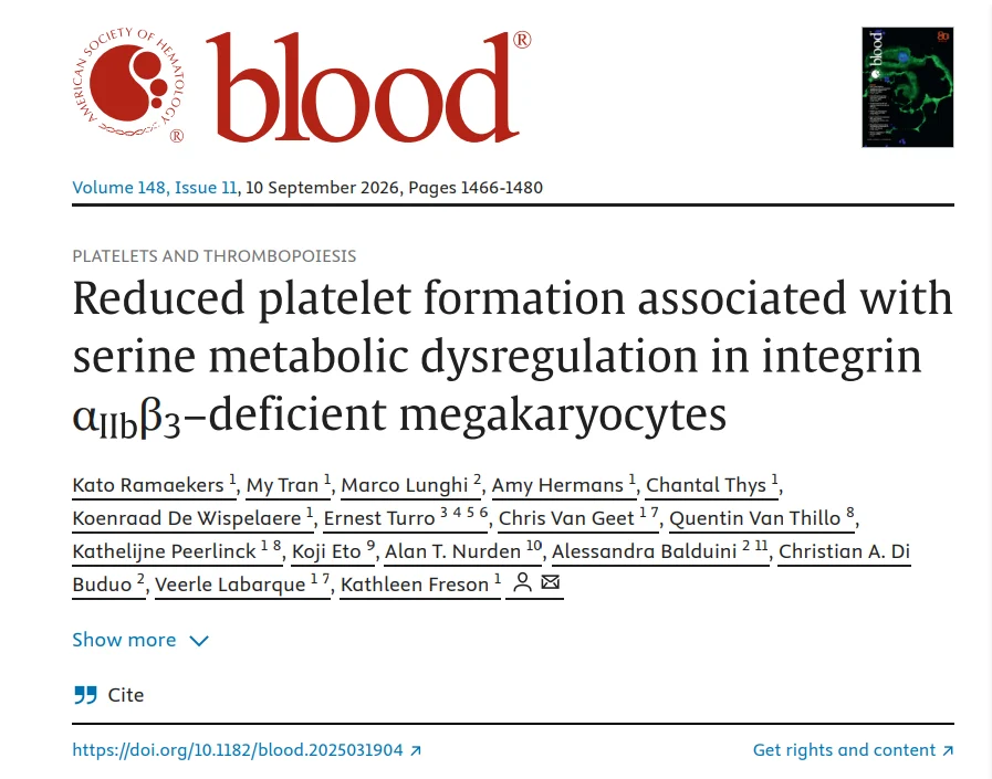Can αIIbβ3 Receptor Play a Role in Platelet Production - Glanzmann’s Research Foundation 1 Glanzmann’s Research Foundation