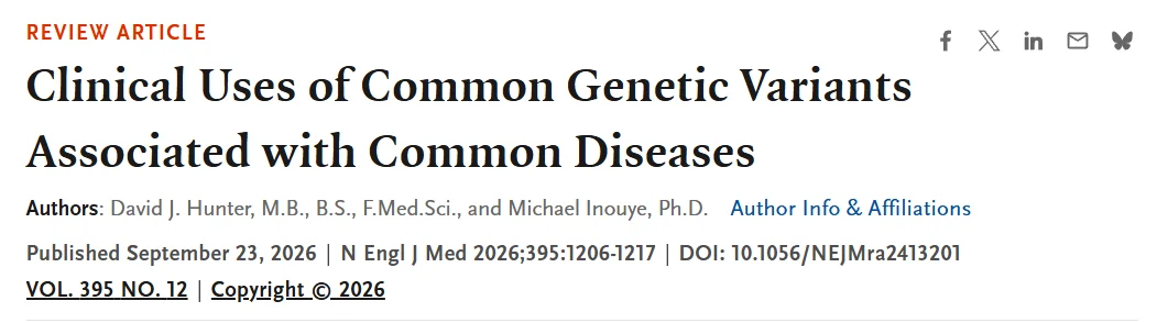 Michael Tadao Inouye: The Next Frontier in Genomic Population Health 1 Michael Tadao Inouye, David Hunter