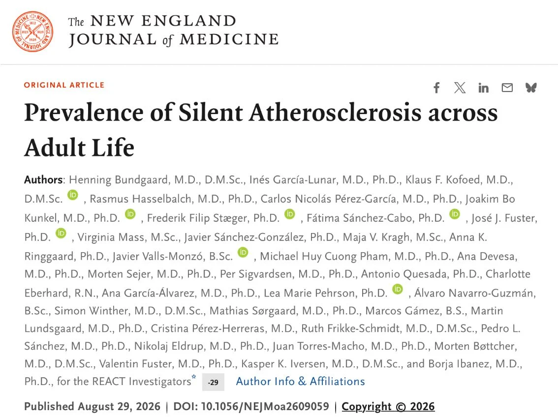 Alejandro González Veliz: Silent Atherosclerosis Starts Earlier Than We Think