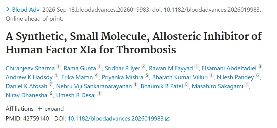 Bharath Kumar V.։ Advancing Safer Anticoagulation for Cancer-Associated Thrombosis