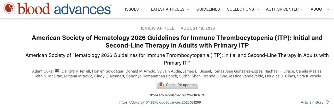 Abdul Mannan: ASH 2026 Guidelines - New Treatment Approach for Adult ITP
