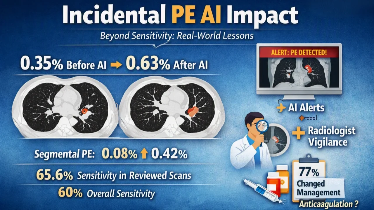 Yaozhi Wang: AI Increased Incidental Pulmonary Embolism Detection