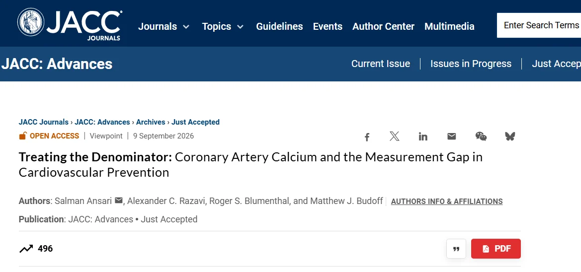 Christopher Cannon: Calcium Scoring for Better Cardiovascular Risk Assessment