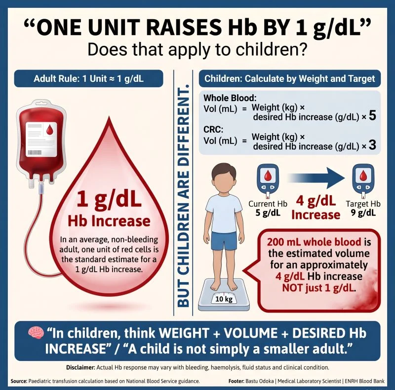 Bastu Odoka: How Much Does Blood Transfusion Raise Hemoglobin in Children? 1 Bastu Odoka: How Much Does Blood Transfusion Raise Hemoglobin in Children?