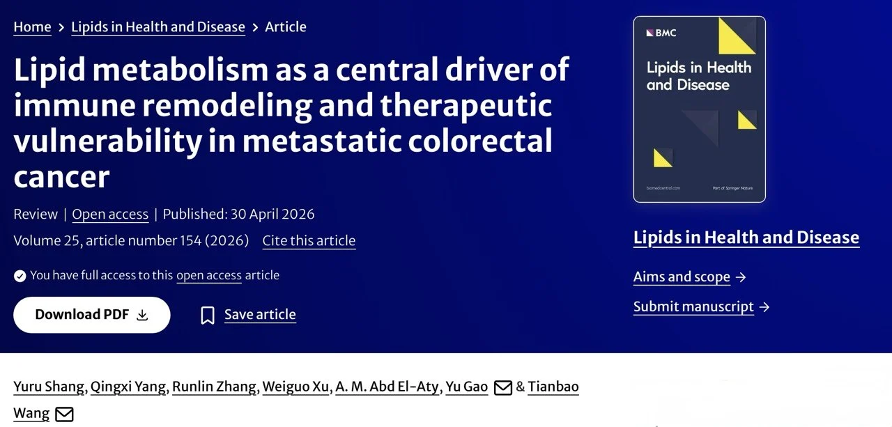 Maria Cherska: Lipid Metabolism and Immune Remodeling in Metastatic Colorectal Cancer