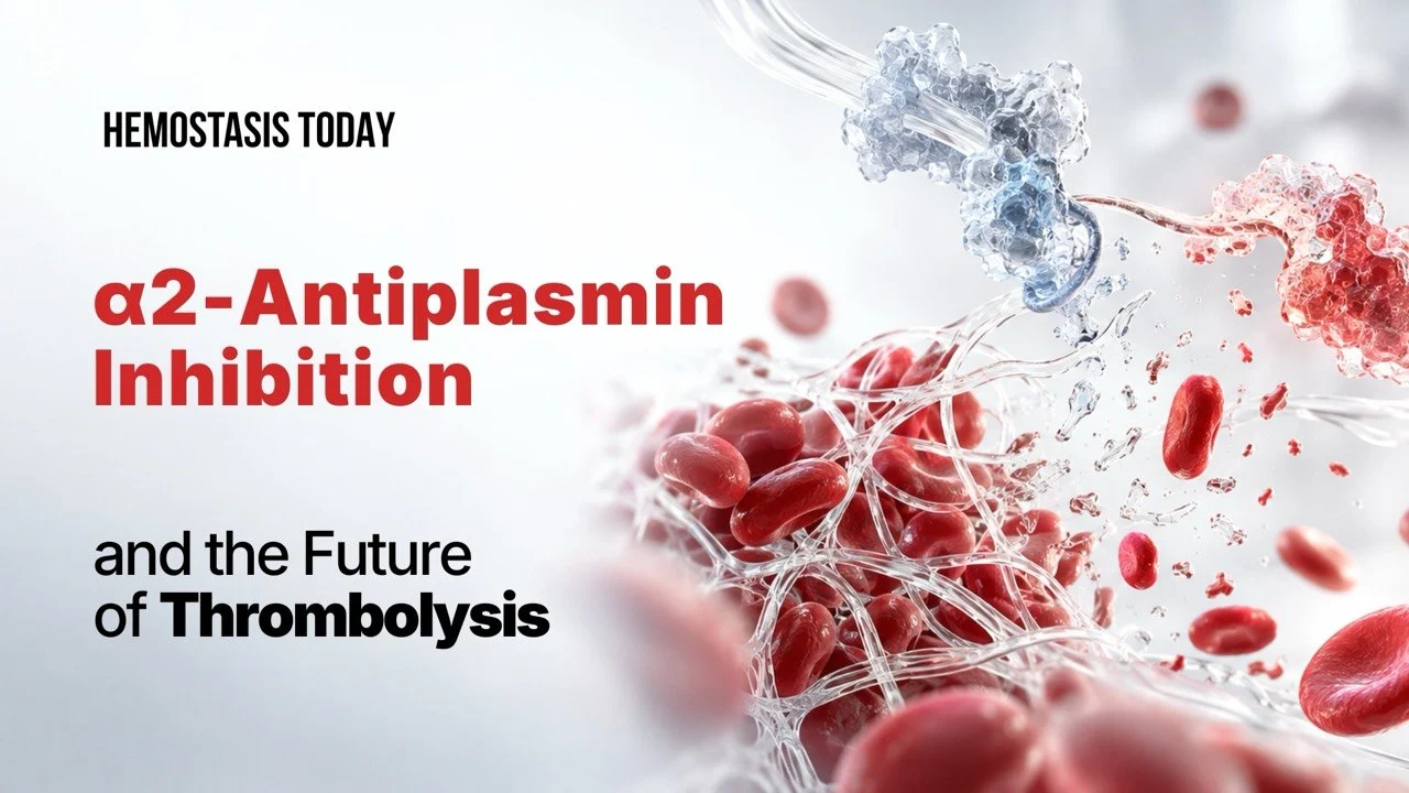 α2-Antiplasmin Inhibition and the Future of Thrombolysis