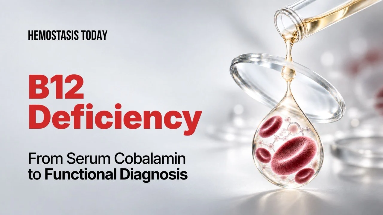 The New B12 Diagnostic Algorithm: From Serum Cobalamin to Functional Deficiency