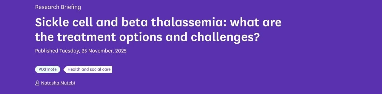 Julie Makani: Advances and Challenges in Sickle Cell and Beta Thalassemia Treatment 1 Julie Makani: Advances and Challenges in Sickle Cell and Beta Thalassemia Treatment