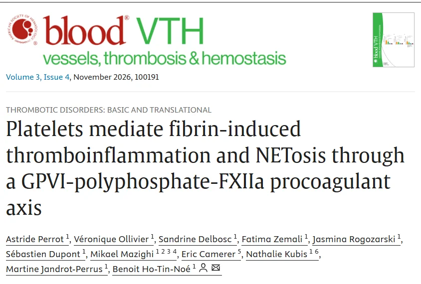 Alan Nurden։ How Platelets Amplify Thromboinflammation and NET Formation