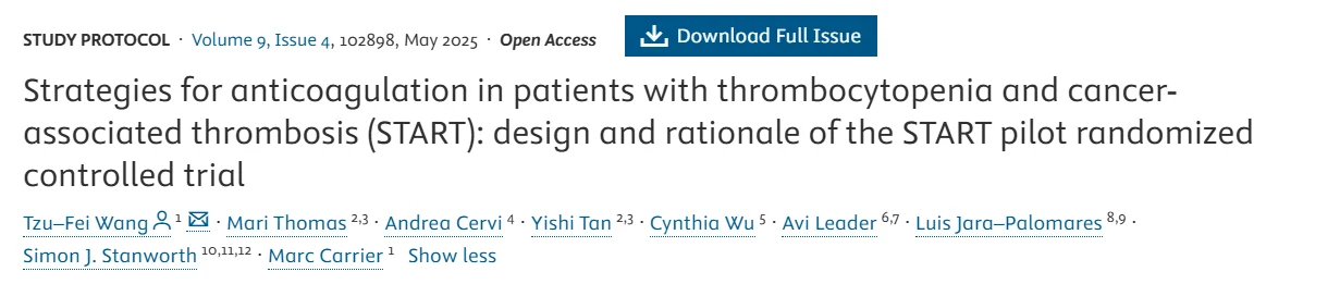 Jensa Morris: Anticoagulation in Thrombocytopenia and Cancer-Associated Thrombosis