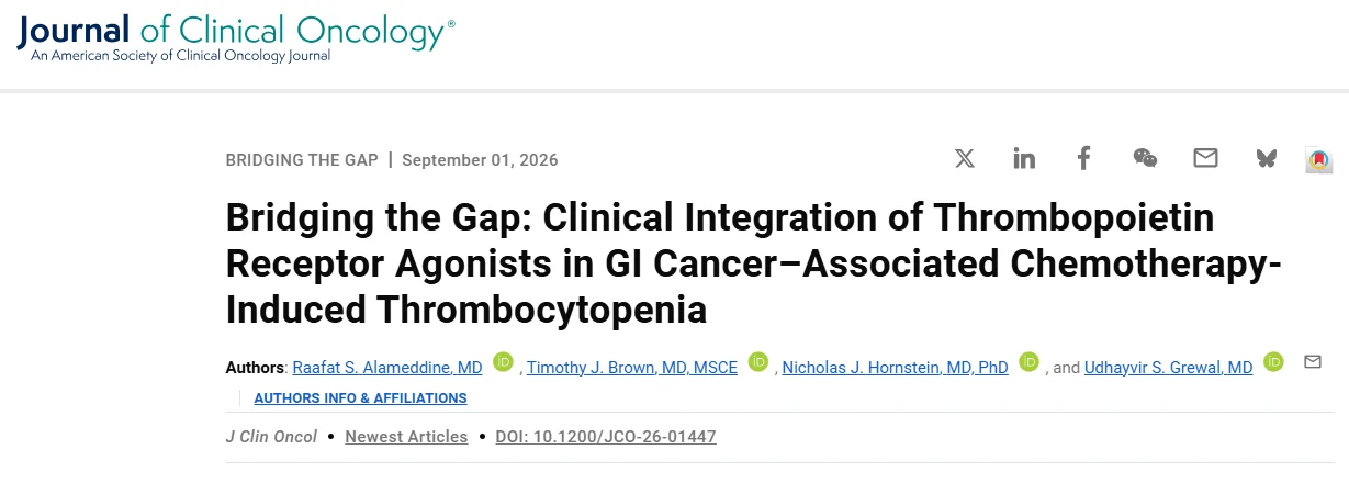 Udhayvir Grewal։ Bridging the Gap in Chemotherapy-Induced Thrombocytopenia