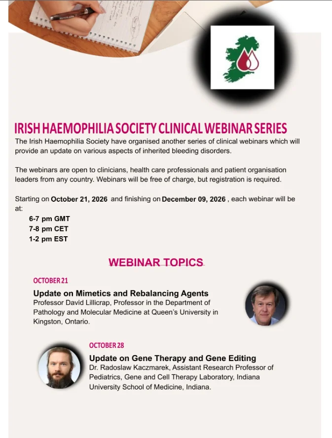 Cedric Hermans: Six Webinars Advancing Haemophilia Care And Beyond